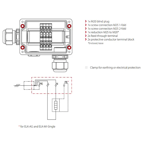 ELAK-Ex-2.00 Ex Proof Connection box