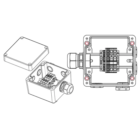 Isıtıcı Kablo ELAK-Ex-4.21 Ex Proof Connection box