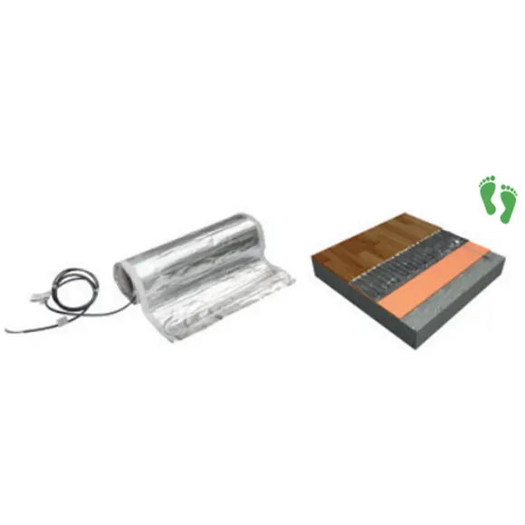 Isıtıcı Kablo Alüminyum Laminant alt Şilte 140 W/m2